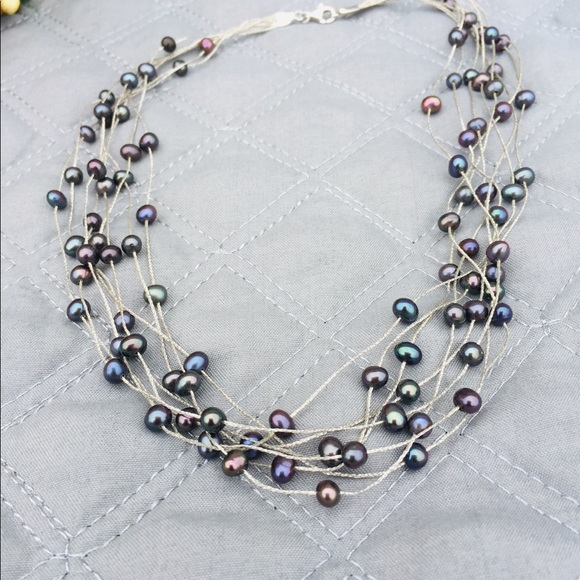 Sterling Pearl Necklace - Picture 4 of 4